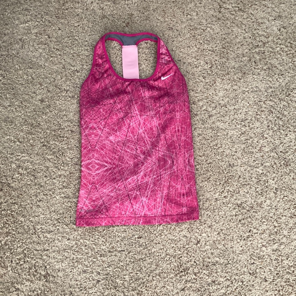 It is a pink Nike tank top.